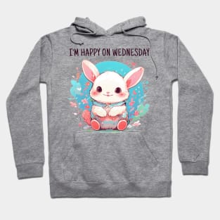 Happy wednesday rabbit Hoodie